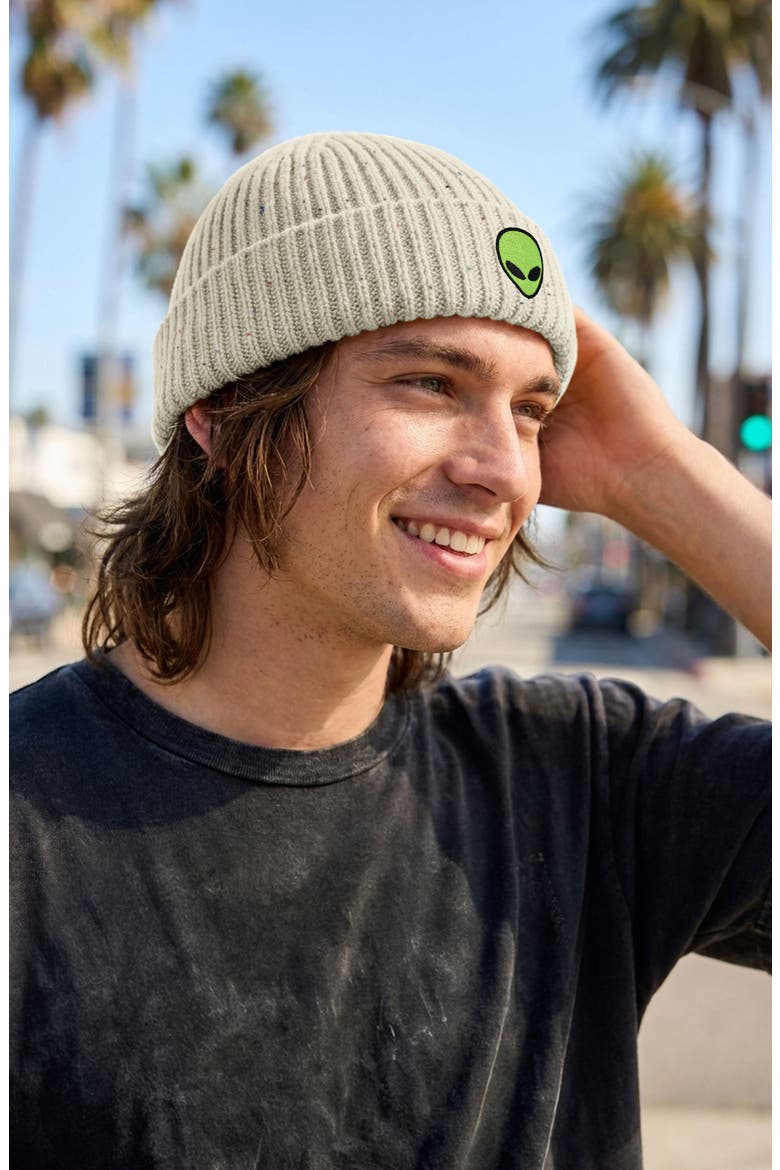 Alien Watch Cap, Alternate, color, Beige