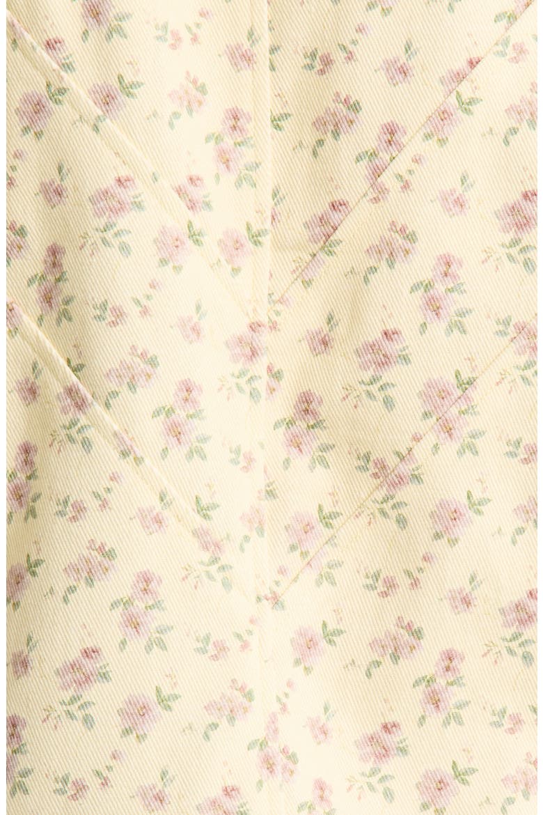 Floral Print Chore Coat, Alternate, color, BUTTER FLOWER
