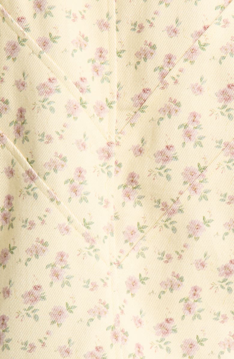 Avec Les Filles Floral Print Chore Coat, Alternate, color, Butter Flower