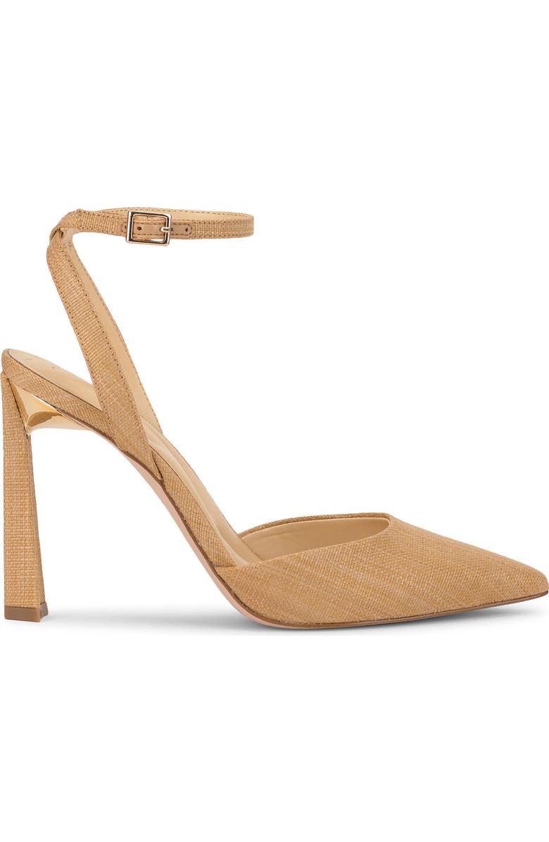 Jessica Simpson Ocanna Ankle Strap Pointed Toe Pump, Alternate, color, Natural