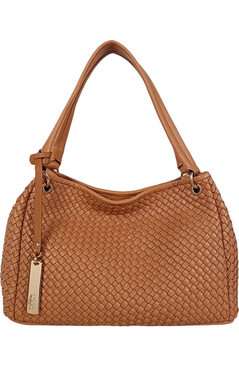 LODIS Audrey Woven Shoulder Bag, Alternate, color, Saddle