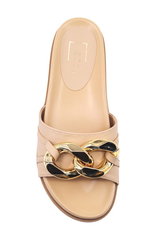 Shushop Cassie Slide Sandal In Nude