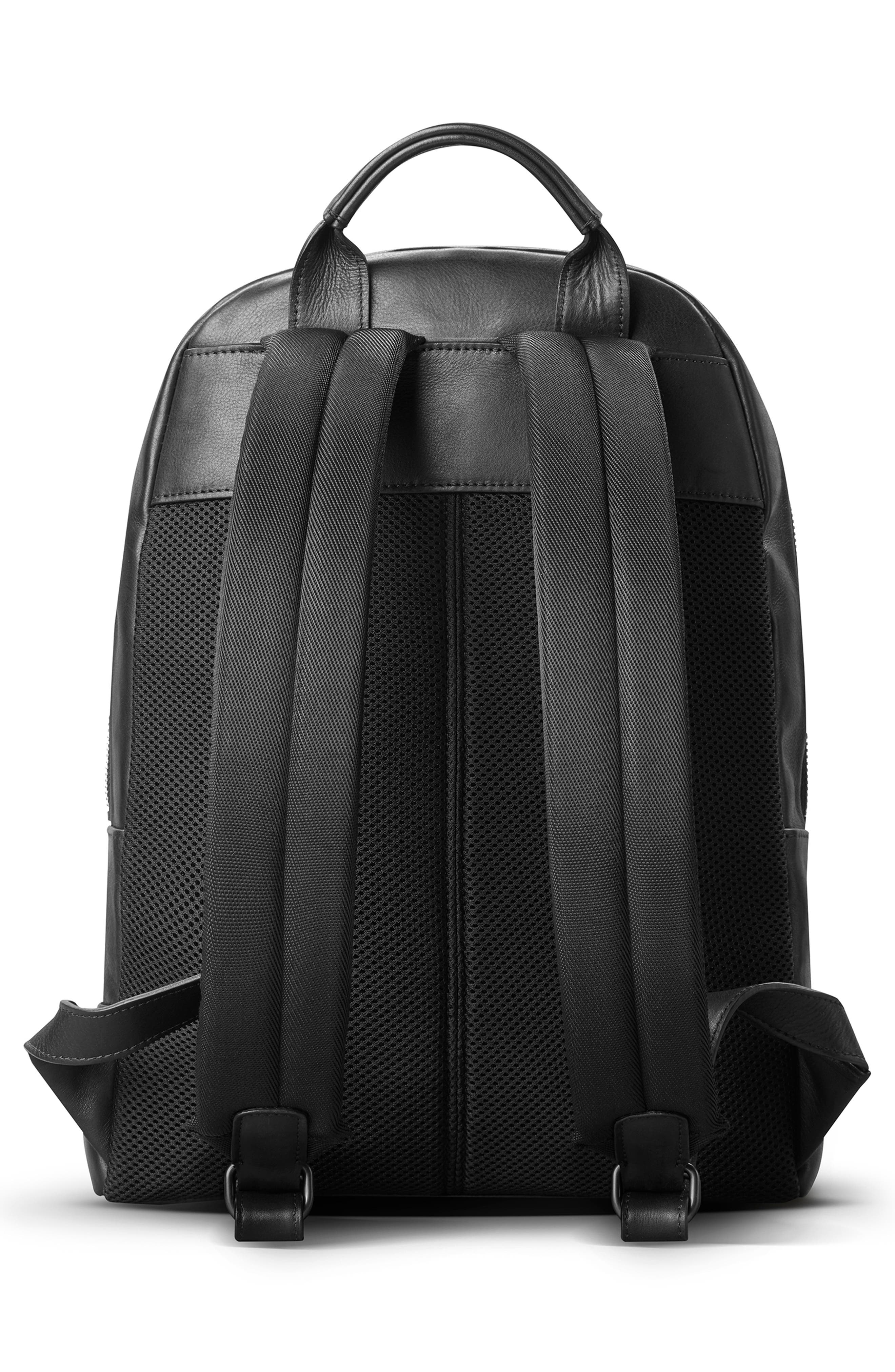 Shinola Fulton Leather Backpack, Alternate, color, 