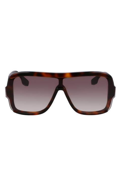 64mm Chain Shield Sunglasses