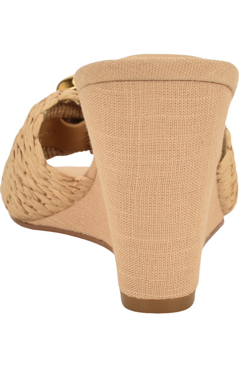 Nine West Nessla Wedge Sandal, Alternate, color, Light Natural