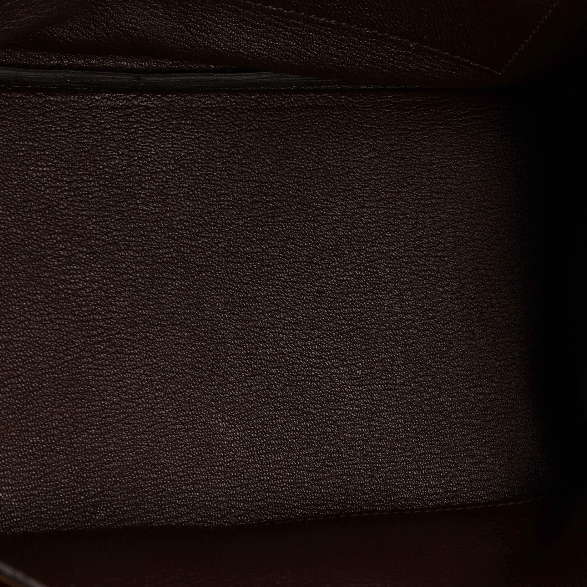 Pre-Owned Hermes Birkin Handbag Brown Clemence with Gold Hardware 30, Alternate, color, 