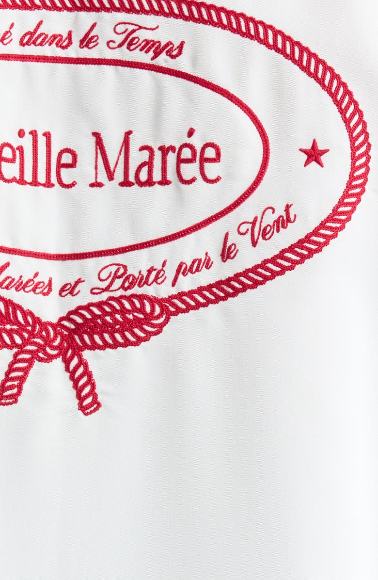 PacSun Ribbon Short Sleeve Button-Up Shirt, Alternate, color, Light Blue