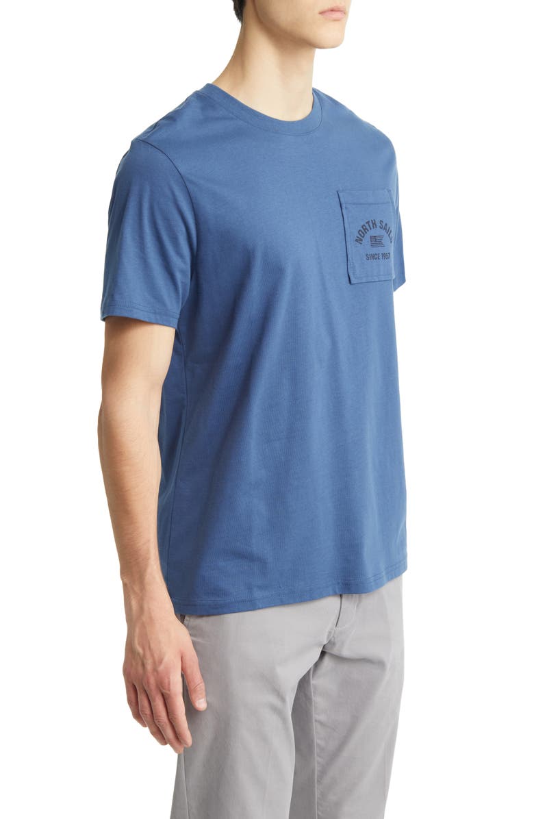 NORTH SAILS Sail Flag Cotton Graphic Pocket T-Shirt, Alternate, color,