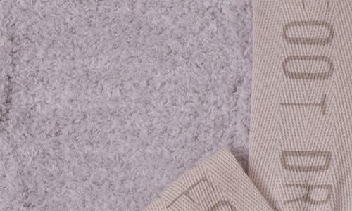 Barefoot Dreams Cozychic® Cable Receiving Blanket In Purple