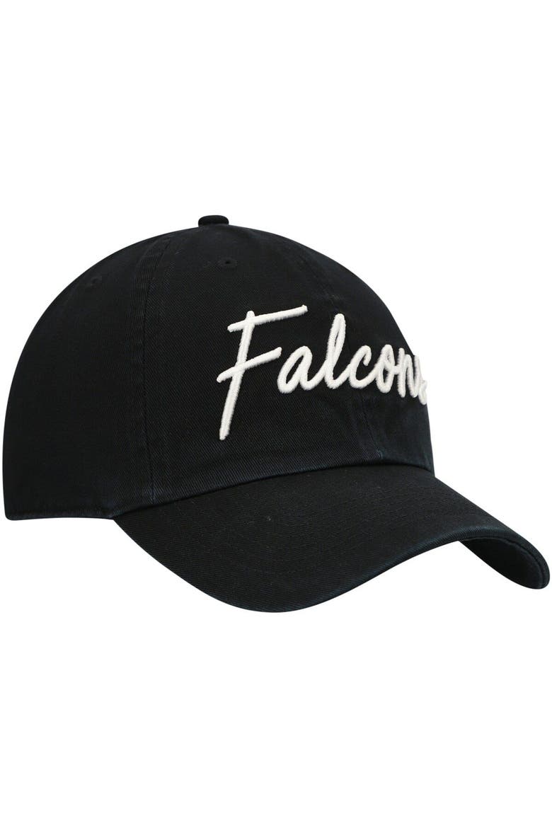 Women's '47 Black Atlanta Falcons Vocal Clean Up Adjustable Hat, Alternate, color, Black