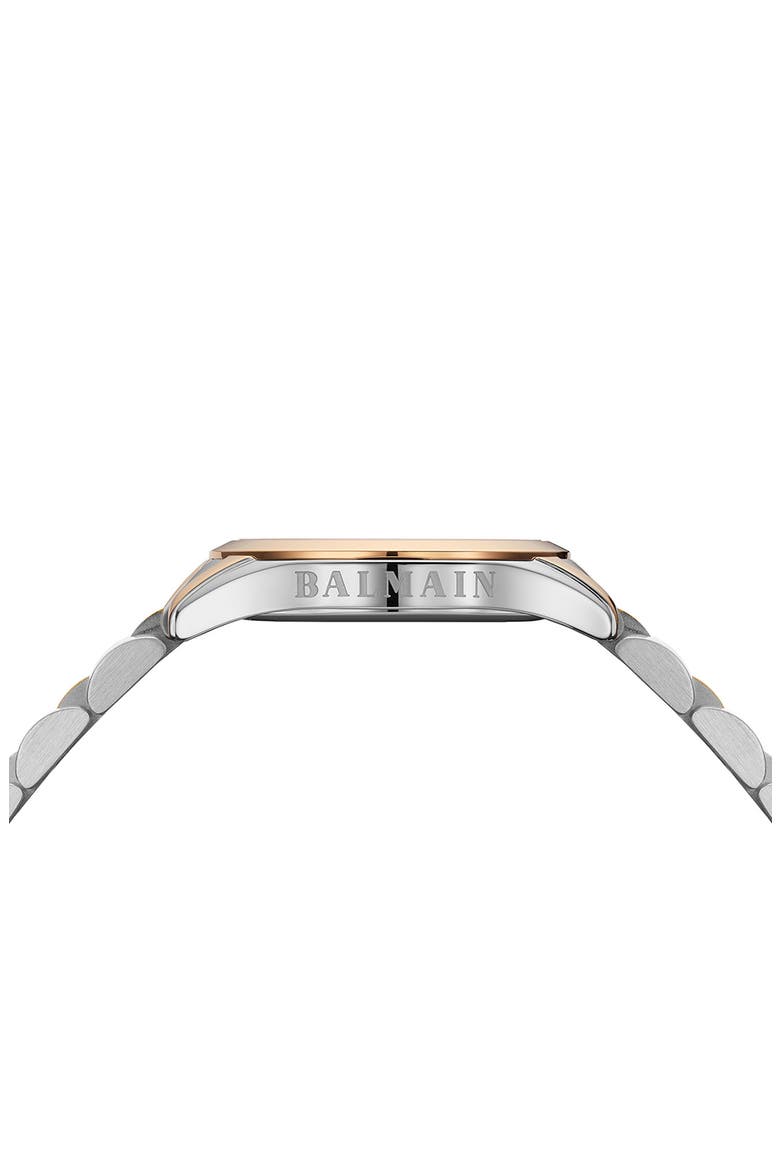 Classic R Diamond Bracelet Watch, 30mm, Alternate, color, BICOLOR STAINLESS STEEL AND R