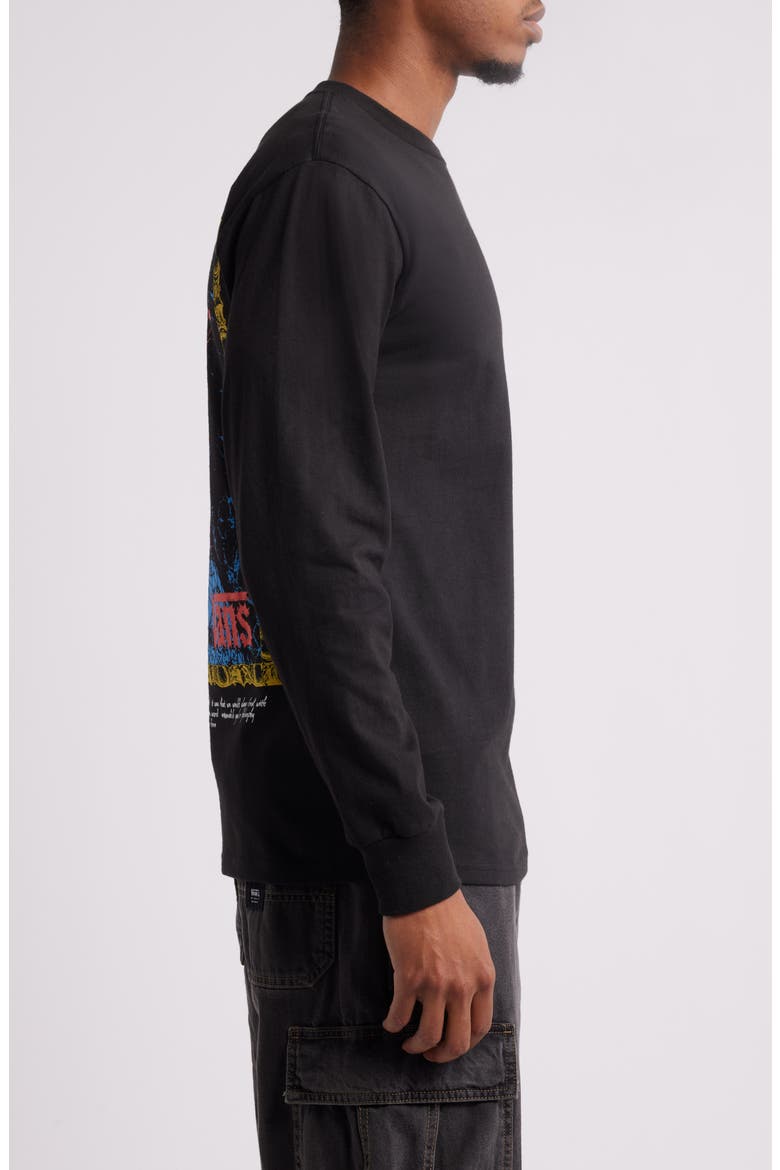 Tear Mountain Long Sleeve Graphic T-Shirt, Alternate, color, BLACK