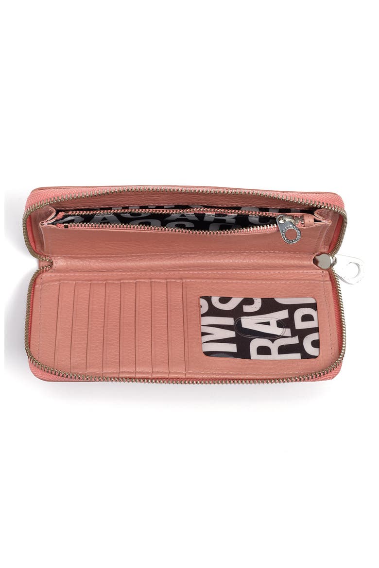 MARC BY MARC JACOBS 'Classic Q - Vertical Zippy' Wallet, Alternate, color, BLUSH