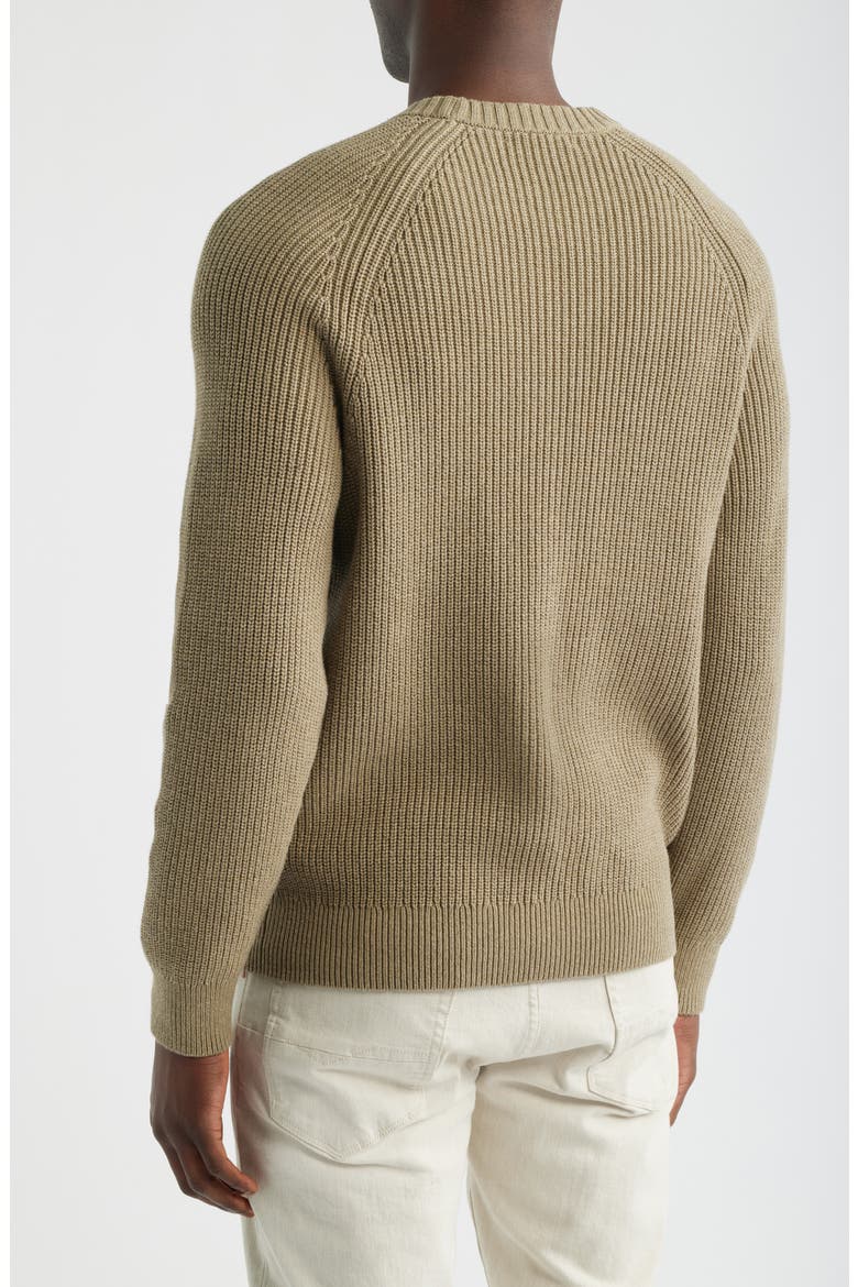 Shaker Stitch Cotton Sweater, Alternate, color, HEATHER SAGE