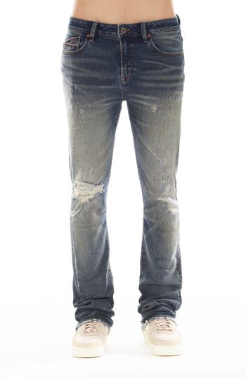 Cult Of Individuality Lenny Ripped Bootcut Jeans