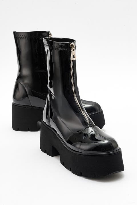 Ovil Platform Zip Boot