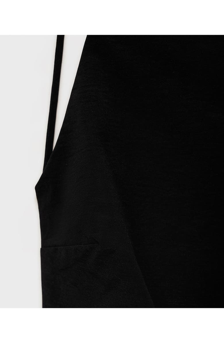 MANGO Square Neck Camisole, Alternate, color, Black