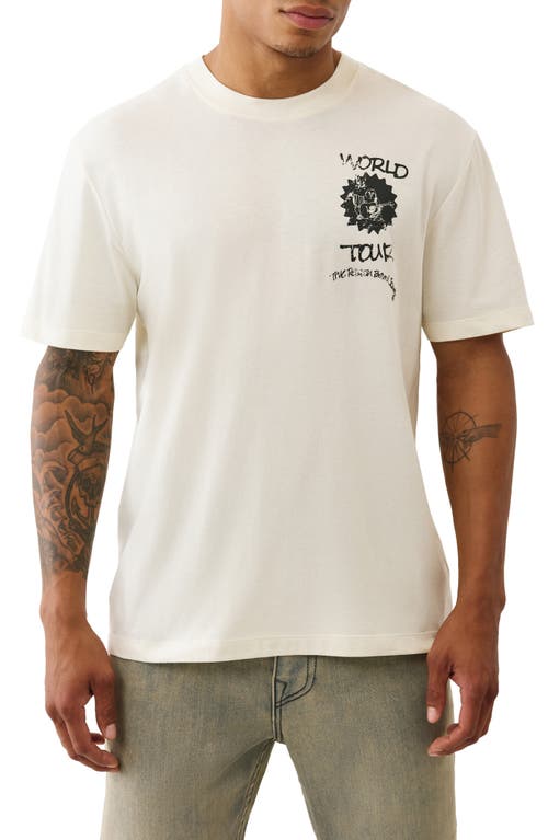 True Religion Speech World Tour Graphic T-shirt In Neutral