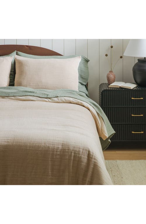 Crane Air Sand Cotton & Linen Set Of 2 Pillow Shams In Sand