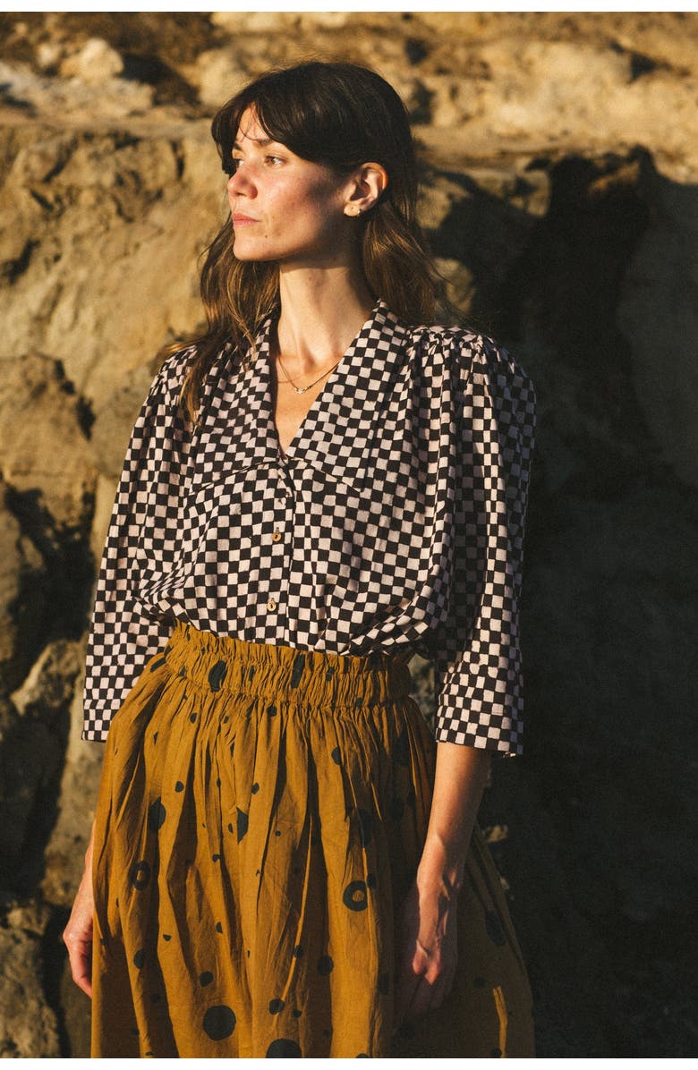 World of Crow Check Vintage Shirt, Alternate, color, 