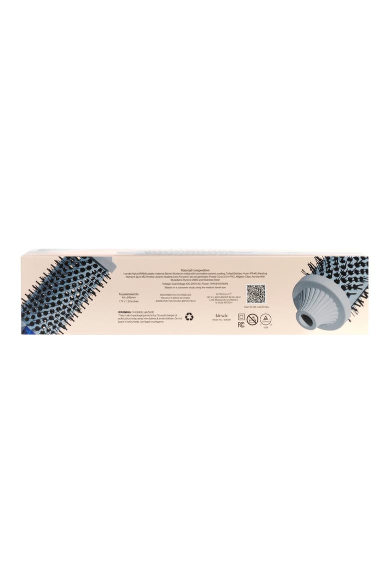 Volumizing Thermal Round Brush, Alternate, color, HAZE BLUE