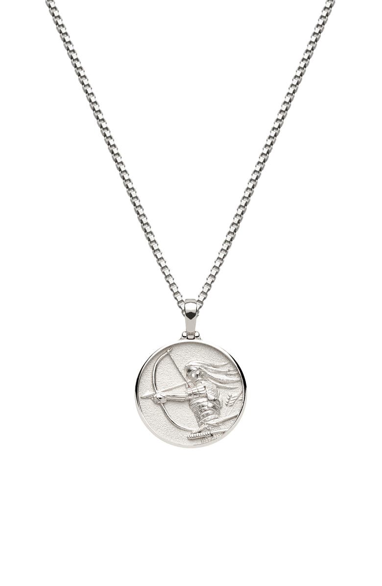 Awe Inspired Mini Mulan Coin Pendant Necklace, Main, color, 