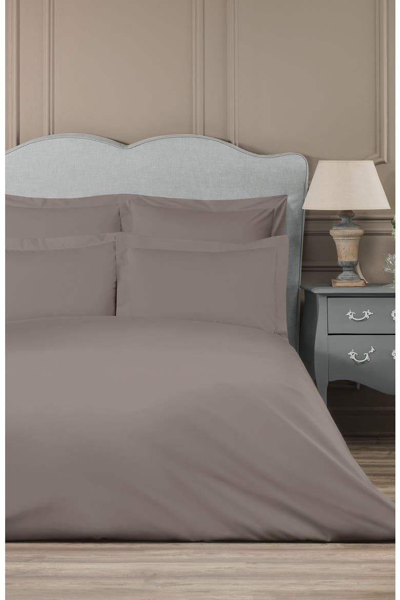 Royal Duvet Cover, Alternate, color, Brown