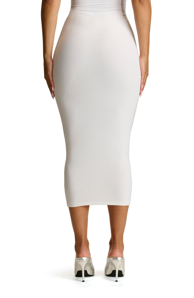 Naked Wardrobe Scoop Waist Midi Skirt, Alternate, color, 