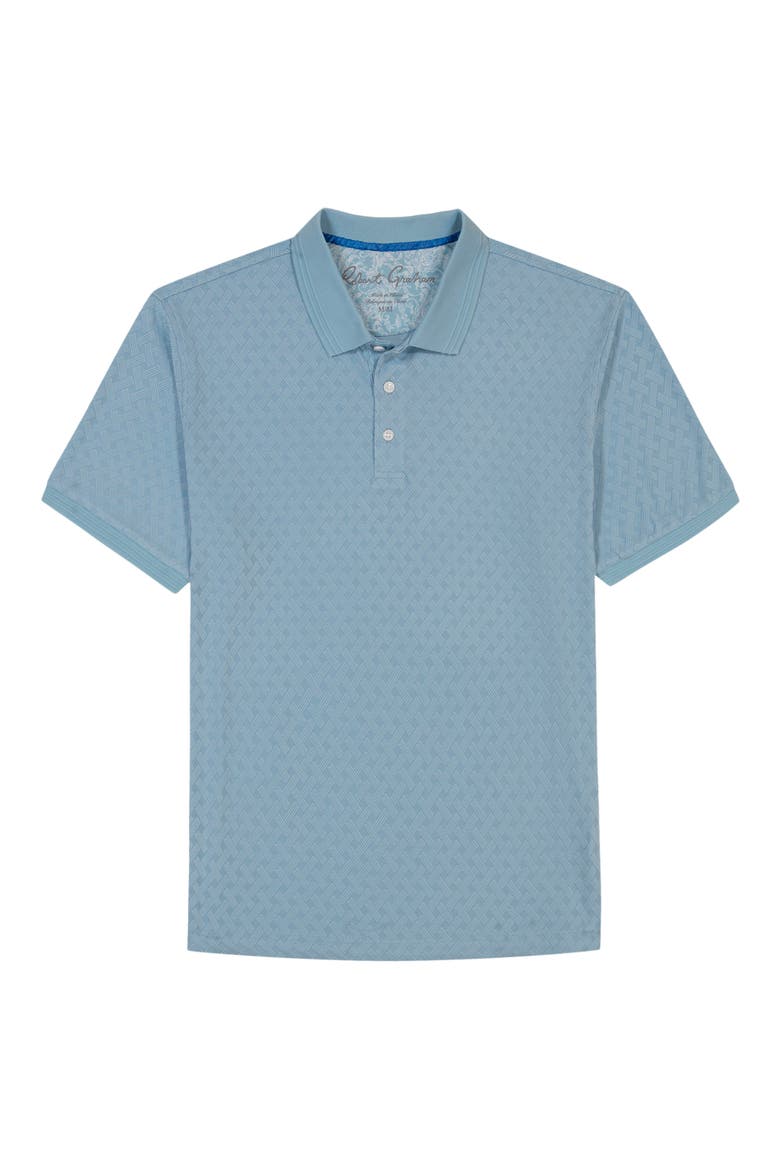 Elias Basket Weave Polo, Alternate, color, LIGHT BLUE