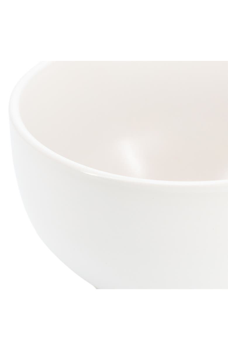 Gibson Home Everyday Plus 12 Piece Round Stoneware Dinnerware Set, Alternate, color, White