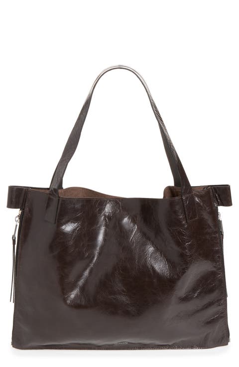 Marlo E/W Leather Tote