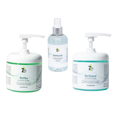 Microcurrent Conductivity Gel Bundle for Aging & Stressed Skin