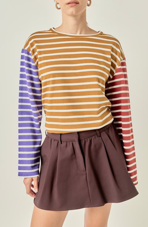 Stripe Colorblock Top