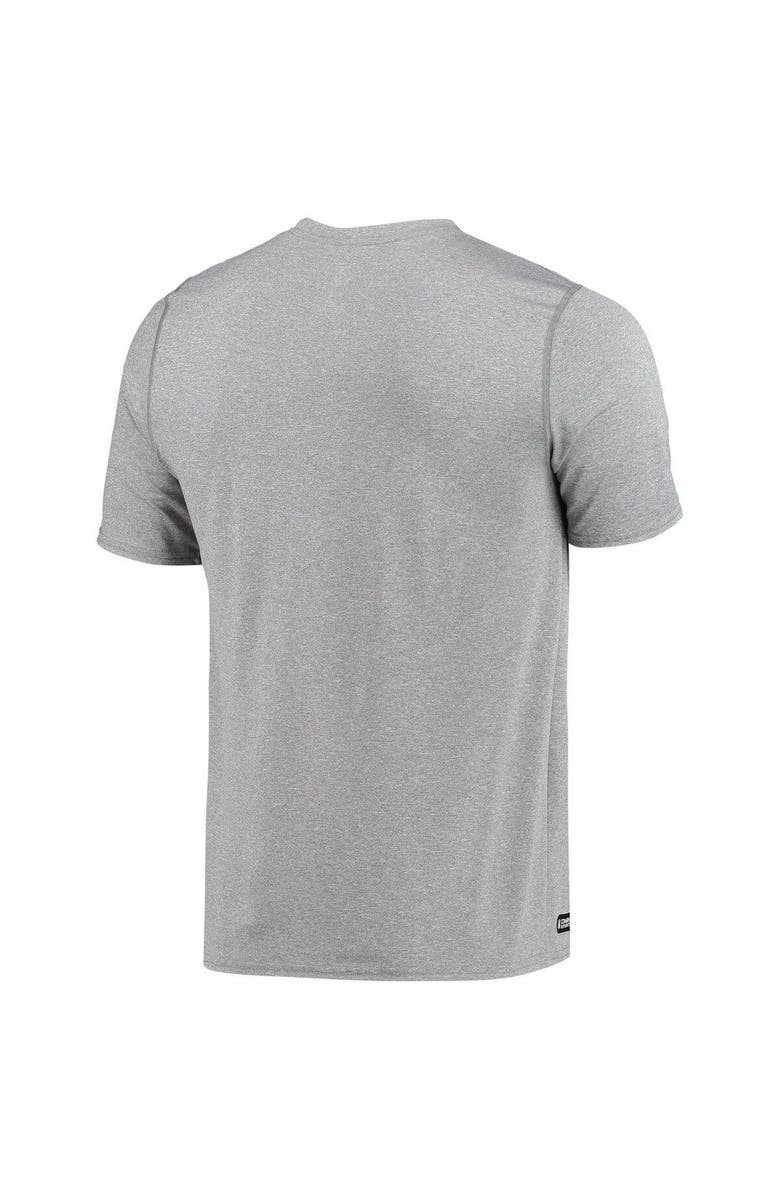 New Era Men's New Era Heathered Gray Indianapolis Colts Combine Authentic Game On T-Shirt, Alternate, color,