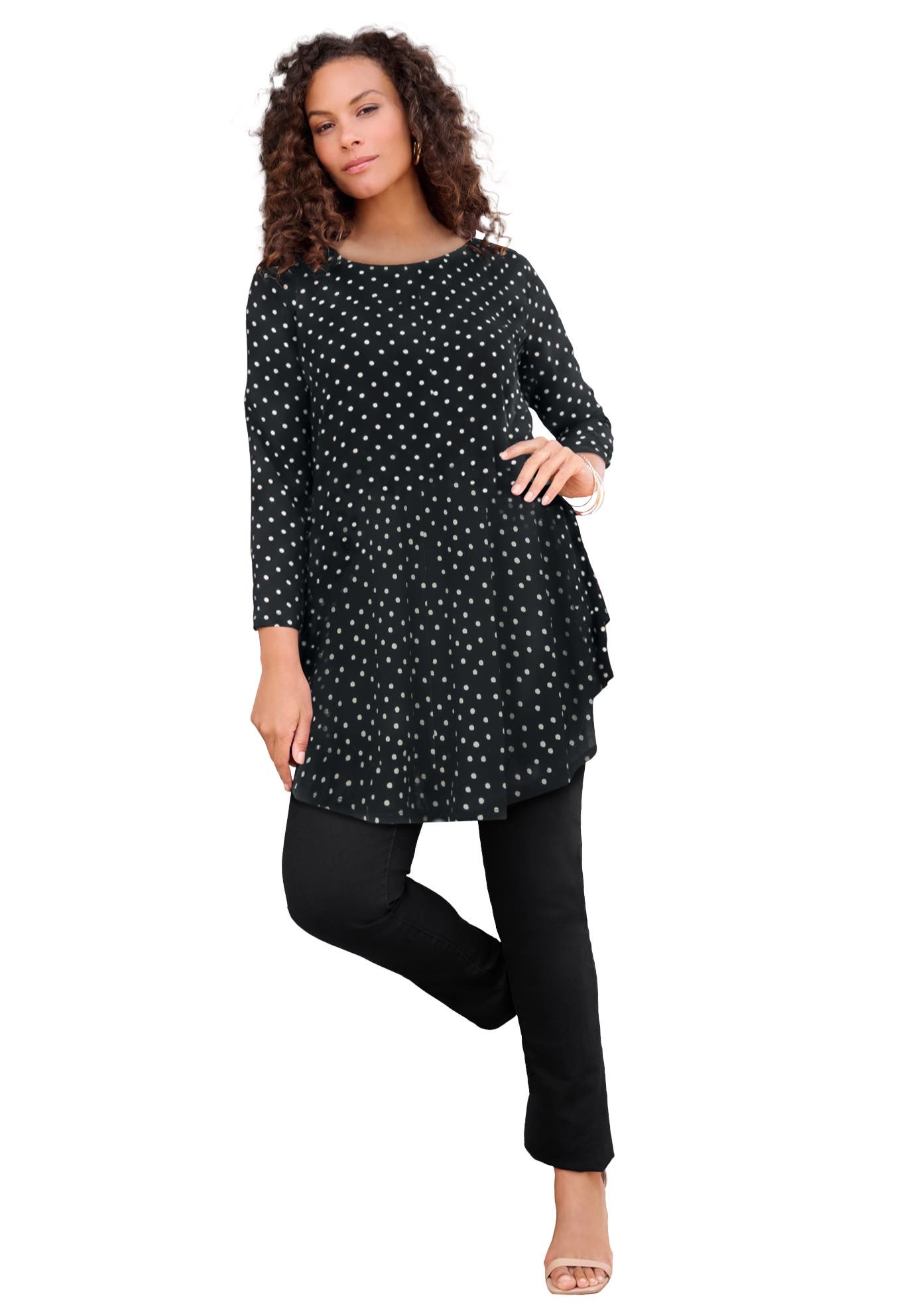 BLACK PAINTED DOT