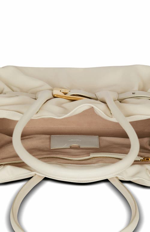 Balmain Large Anthem Leather Shoulder Bag In Metallic