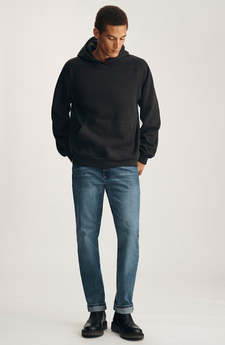 Mavi Jeans Relaxed Fit Cotton Hoodie, Alternate, color, Black