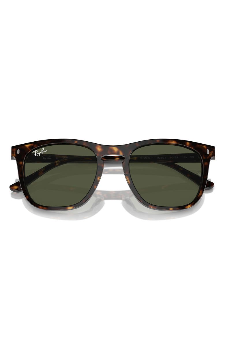 Ray-Ban 53mm Square Sunglasses, Alternate, color, Havana