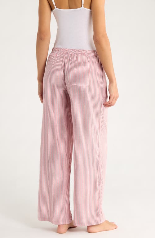 Honeydew Hangout Stripe Pajama Pants In Pink