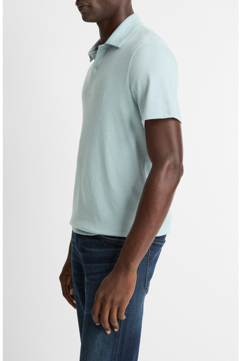 Loose Johnny Collar Polo, Alternate, color, DARK CASCADE