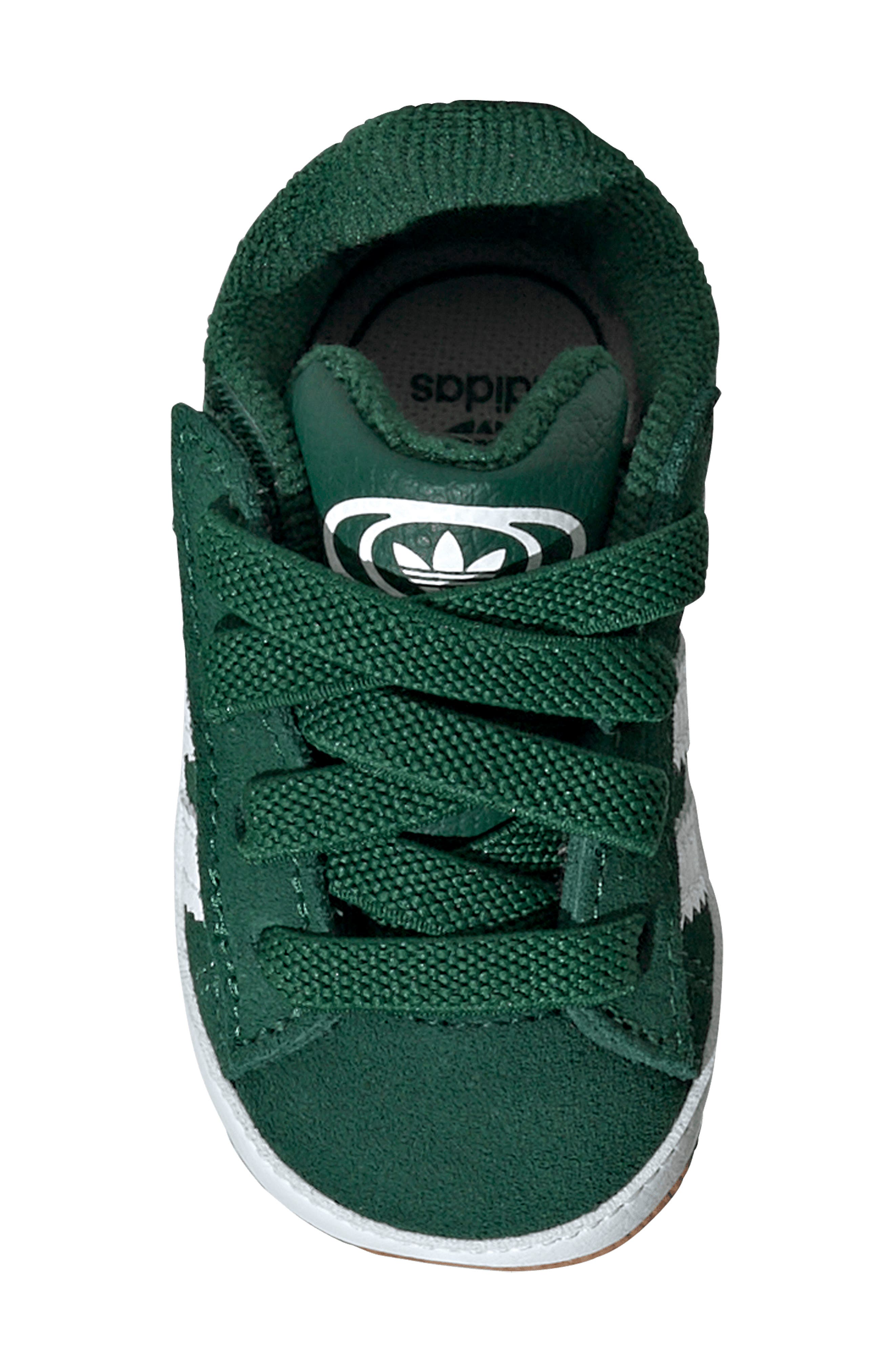 adidas Campus 00s Crib Shoe, Alternate, color, Dark Green/ White/ Gum