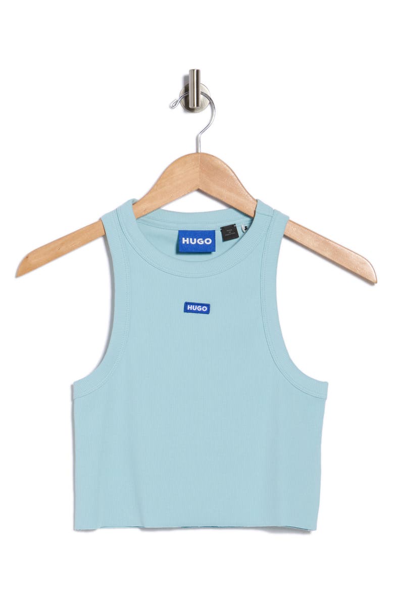 BOSS Baby B Tank Top, Main, color, Open Blue