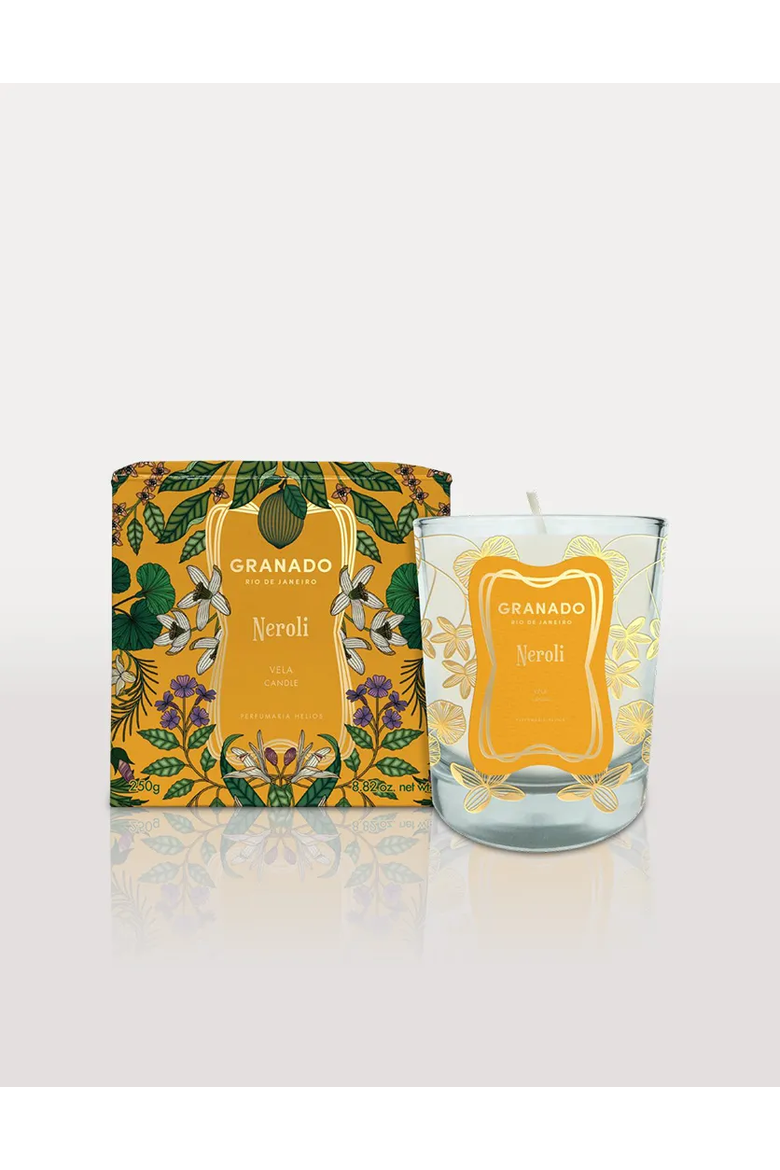 Neroli Scented Candle, Alternate, color, Clear