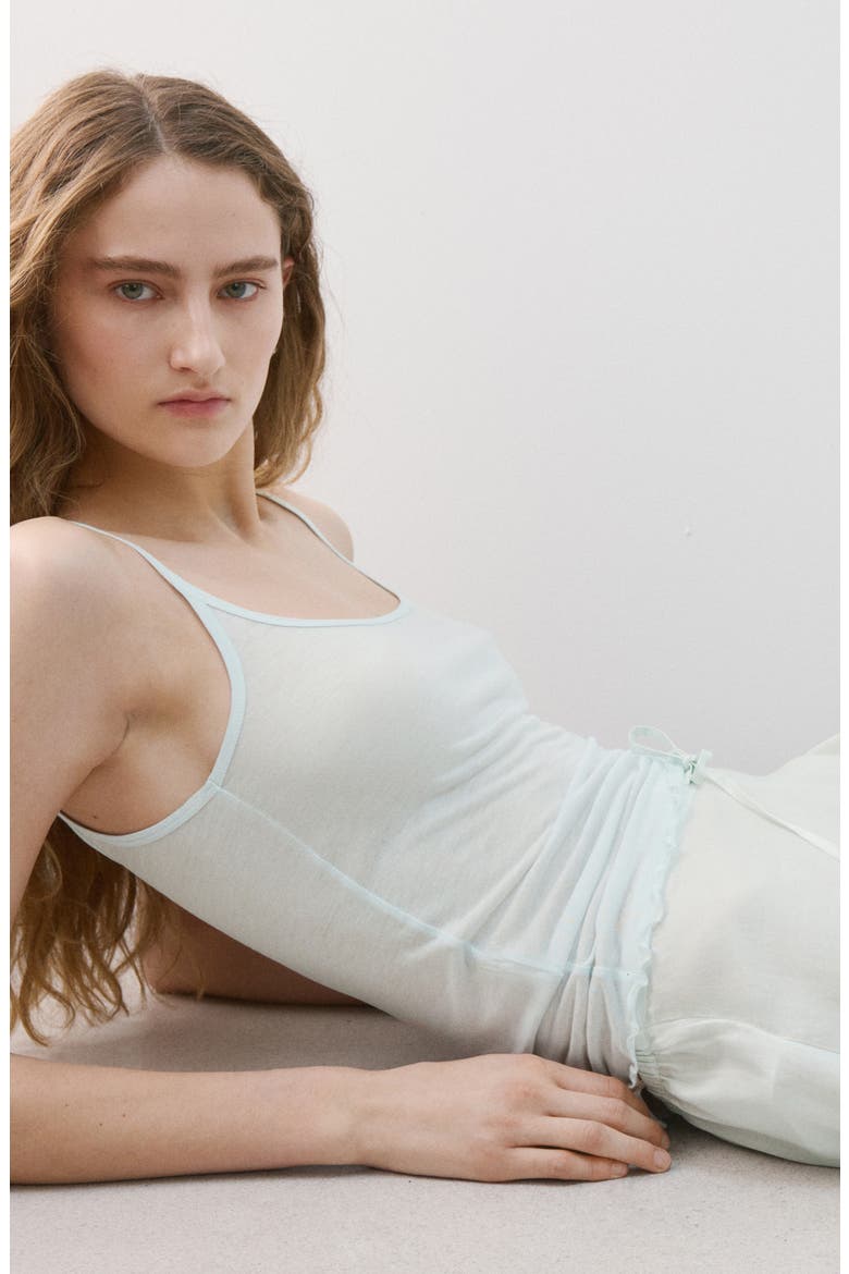Flowy Pajama Pants, Alternate, color, BLUE