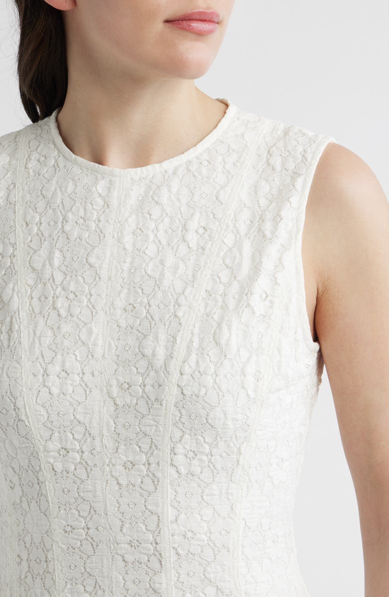 Hill House Home Leanne Paneled Lace Maxi Dress, Alternate, color, White