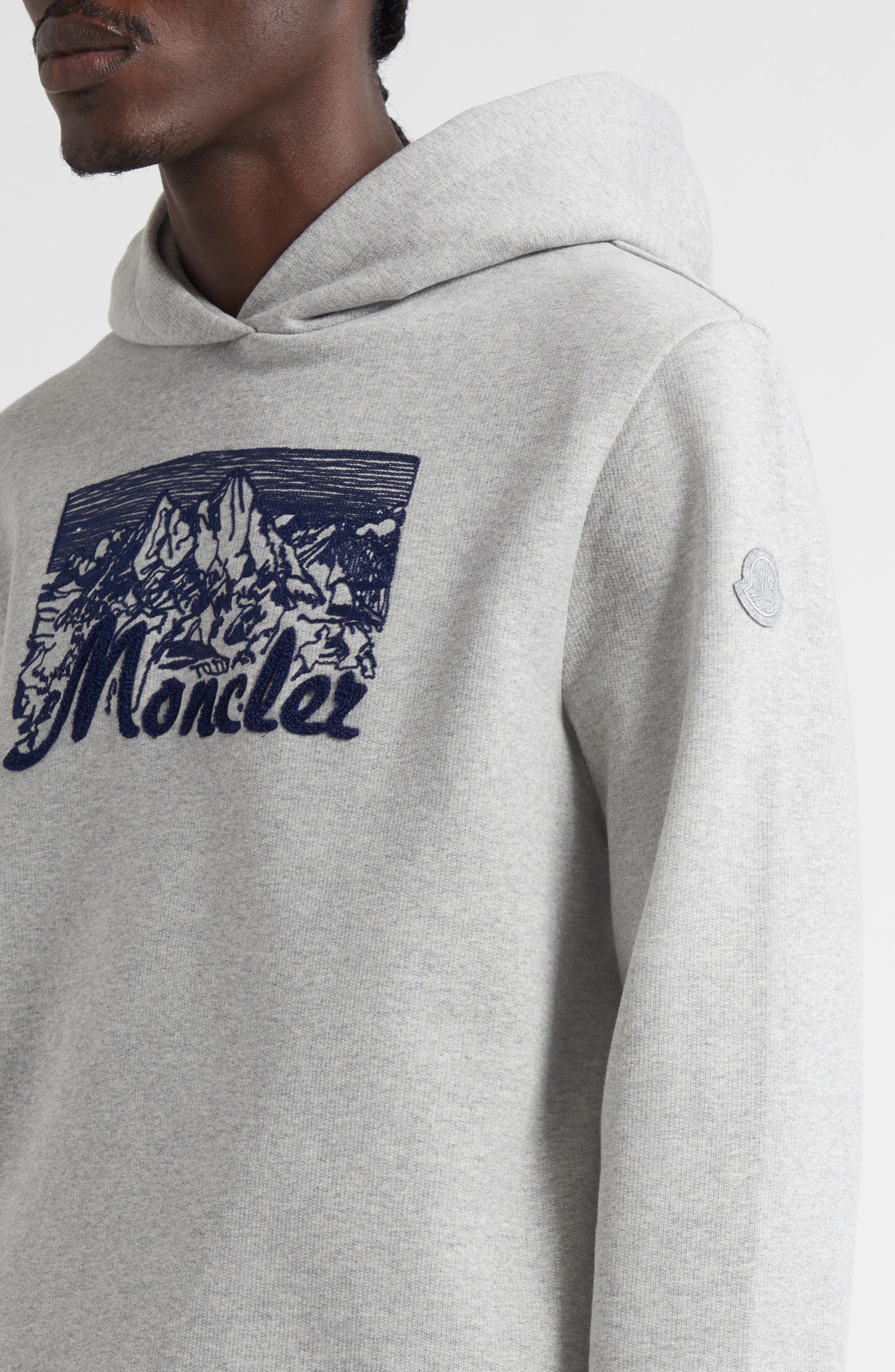 MONCLER Graphic Print Hooded Jacket 140