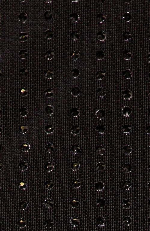 Ow Collection Mesha Rhinestone Blouse In Black