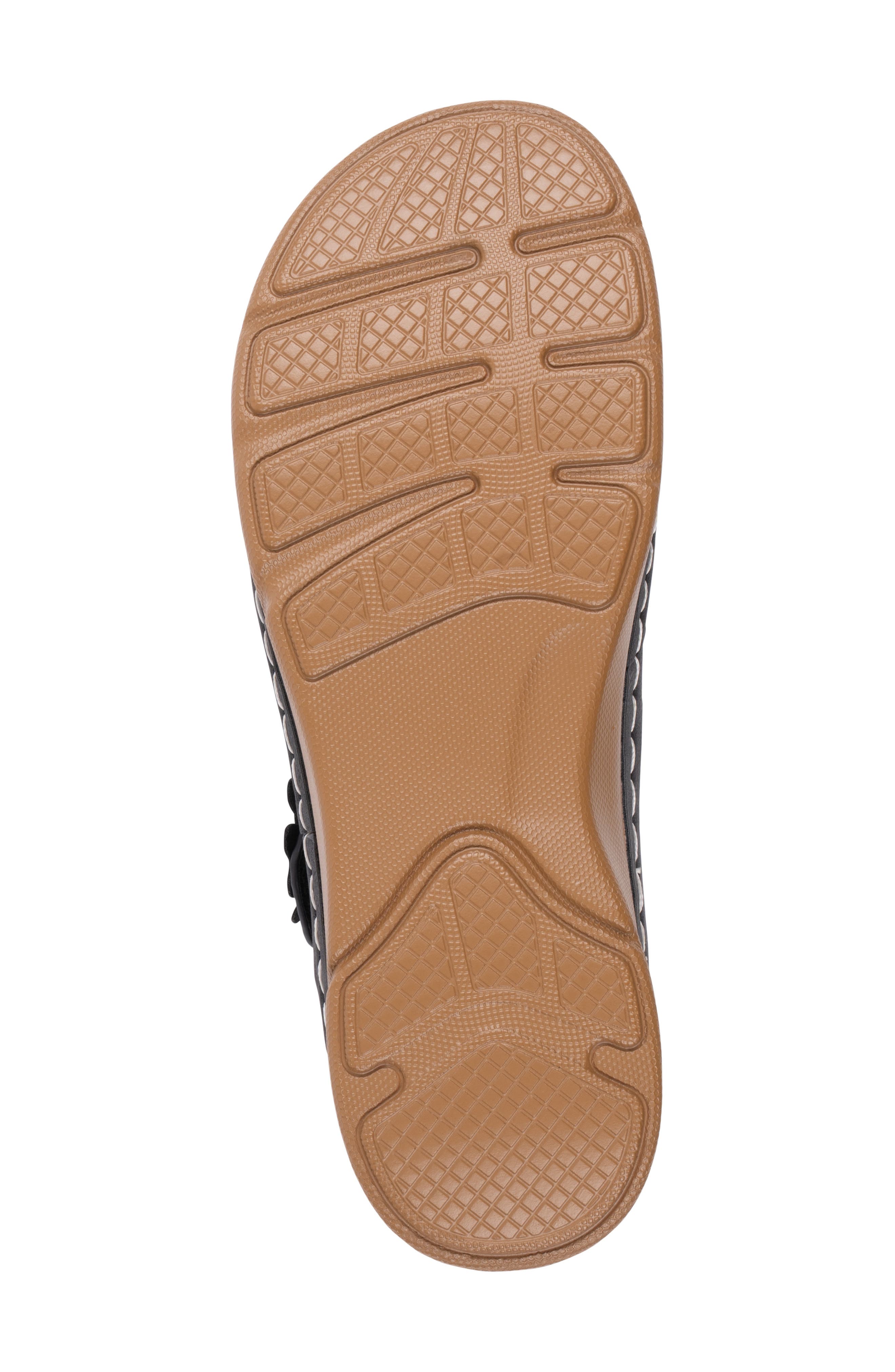 GOOD CHOICE NEW YORK Cadance Flower Sandal, Alternate, color, Black