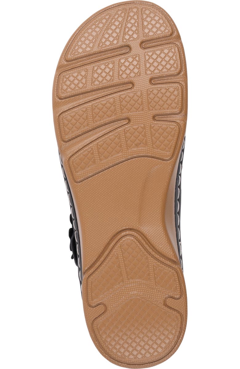 GOOD CHOICE NEW YORK Cadance Flower Sandal, Alternate, color, Black