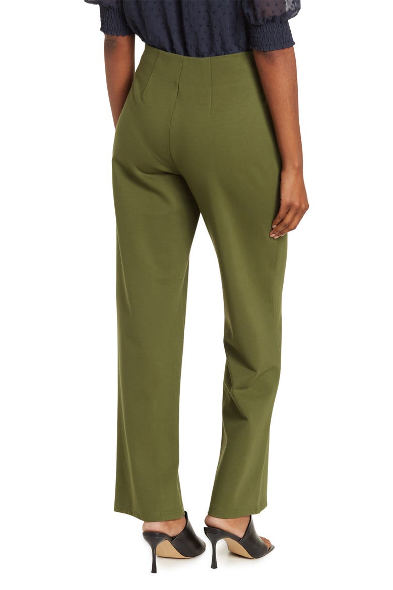 Farah High Waist Wide Leg Pants, Alternate, color, RIFLE GREEN